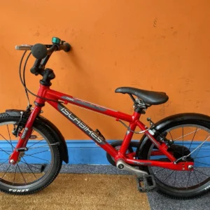 Islabikes Cnoc 16 In Red Kids Bike With Mudguards And A Bell Fully Serviced