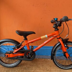 Islabikes Cnoc 14 small Orange Kids Bike With Mudguards And A Bell  Fully Serviced